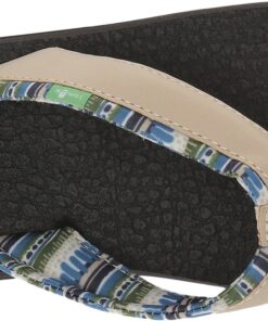 Sanuk Women's Yoga Mat 2 Prints Flip-Flop 11 Natural 4 81zjTFBKF2L