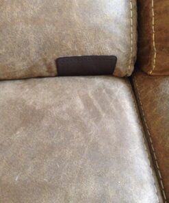 MastaPlasta Premium Leather Repair Patch - Dark Brown 4" x 2.4" (10 x 6 cm). Instant Upholstery-Quality Scratch and Tear Repair for Sofas, Car Interiors, Bags, Vinyl & More 4in x 2.4in B Dark Brown Leather 31 81zk846ihNL