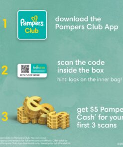 Pampers Pure Protection Diapers - Size 5, 132 Count, Hypoallergenic Premium Disposable Baby Diapers 22 81zkB3Y9mxL