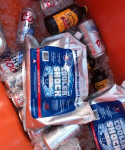 Cooler Shock Ice Packs for Cooler, Strong, Reusable, Premium Ice Pack and Lunch Cooler Set for Long Term Use, Cools Faster Than Ice, 3 Pack 49 81zlonVhE9L