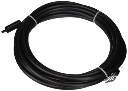 Cobra 81250 Power Snake, for Use with Medium Household Drains, Dia X 25 Ft L, Plastic, 1/4" D X 25' L, Black