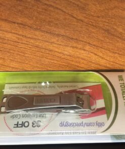 Clyppi Nail Clippers with Swing Out Nail Cleaner/Nail File - Fingernail Clippers / Toe Nail Clippers. Sharp Stainless Steel with Wide Easy Press Lever 63 81zqLUI9WTL