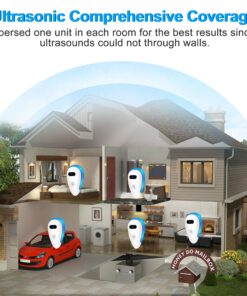 Avantaway Ultrasonic Pest Repeller, Indoor Pest Control for Mosquito, Mouse, Cockroach, Bug, Roach,Upgraded Electronic Plug-in Insect Repellent for House, Garages, Warehouses, Offices, Hotel,6 Pack 12 81zr90cSNyL