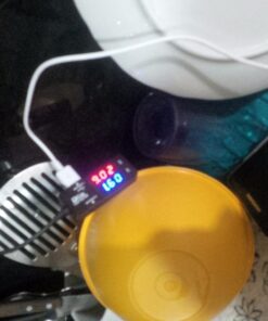 DROK USB Tester, USB-A 2.0 Digital Multimeter Dual USB Output Ports PD QC 3.0 Color LED Display, 7 Modes Capacity Voltage Current Power Voltmeter Ammeter for Laptop Power Bank Solar Panel Black 47 81zsEh29ypL