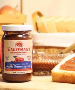 Kauffman's Fruit Farm Homemade Apple Butter Spread, Original, 8.5 Oz. (Pack of 2) With Sugar & Spice 8.5 Ounce (Pack of 2) 9 81zsUvN46QL