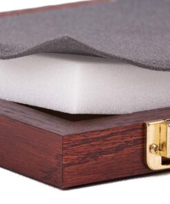 Two Timbers Extra Large Display Case with Cherry Finish Handmade Wood Box with Glass Top, Arrowheads, Knives, Rocks, Pins, Collectibles, Collections, Medals, Military Coins 4h, Memory Box Keepsakes 19 81zt7C2HbsL