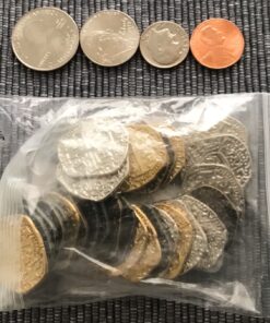Beverly Oaks Metal Pirate Coins - Gold and Silver Spanish Doubloon Replicas - Fantasy Metal Coin Pirate Treasure (30-Coins) 30-Coins 30 81ztH Iws5L
