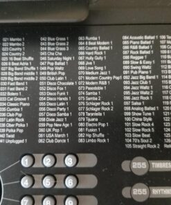 Hamzer 61-Key Portable Electronic Keyboard Piano with Stand, Stool, Headphones, Microphone & Sticker Sheet 67 81ztYOXx6L