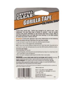 Alternative view of Gorilla Crystal Clear Repair Duct Tape, 1.88” x 5 yd, Clear, (Pack of 1) 1 Pack