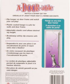 SPOT by Ethical Products A-Door-Able Plush Bird Cat Toy with Feathers – Interactive Cat Toy for Indoor Cat – with Catnip 4.5" 12 81zuxTqd6vL