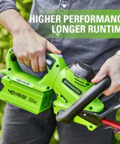 Greenworks 40V 2.0Ah Lithium-Ion Battery (Genuine Greenworks Battery / 75+ Compatible Tools) 2.0Ah Battery 12 81zvSmfyFPL