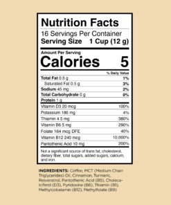 VitaCup Genius Keto Coffee Pods with MCT Oil, Turmeric and Vitamins B1, B5, B6, B9, B12, D3 for Energy & Focus in Recyclable Single Serve Pod Compatible with K-Cup Brewers Including Keurig 2.0 Genius + MCT 16 Count (Pack of 1) 28 81zwFBniwgL