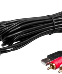 Alternative view of Boss Audio MUSB35 Universal USB/3.5mm Auxiliary Interface Mount USB / RCA 6-Feet Extension Cable, Pack of 2