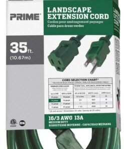 Prime Wire & Cable EC880627 16/3 SJTW Landscape Extension Cord, 35 Feet (Green) 5 81zxvBTxJDL