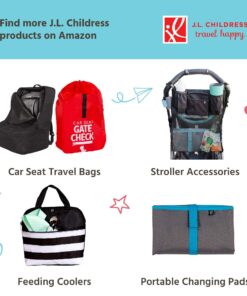 J.L. Childress Gate Check Bag for Single Umbrella Strollers - Stroller Bag for Airplane - Gate Check Bag for Umbrella Strollers - Stroller Travel Bag for Airplane - Red 25 81zzc YVYyL