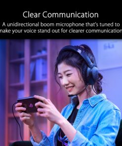 ASUS ROG Strix Go Core Wired Gaming Headset | 3.5mm Connector | Lightweight Design | Over-Ear Headphones for PC, Mac, Nintendo Switch, and PS4, Black, Standard 12 91 Ba9 T7aS