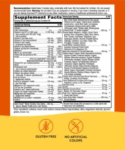 Nature's Way Alive! Max3 Potency Multivitamin, Antioxidants & High Potency B-Vitamins to Support Cellular Energy Metabolism*, 180 Tablets 180 Count (Pack of 1) 17 91 GDhzS2DL 1