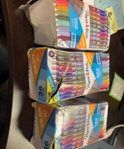 Paper Mate InkJoy Pens, Gel Pens, Medium Point (0.7 mm), Assorted, 36 Count 1 Count (Pack of 36) 51 91 IuMimsL