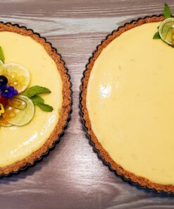 Yamteck 11 Inch 9 Inch Round Tart Pans 4 Inch Mini Tart Pans with Removable Bottom. Quiche Pan with Non-Stick Coating, Rugged Carbon Steel. Pie Pan for Halloween Christmas Party Festival. Set of 4 Round 11''+9''+4'' 28 91 Nolg6WCL