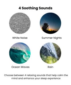 Alternative view of Homedics Rejuvenate Traveler White Noise Sound Machine, Portable Sound Machine With 4 Relaxing Sounds for Travel, Home, Nursery and Office, Auto Off Timer