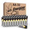 Energizer AA Batteries, Alkaline Power Double A Battery Alkaline, 32 Count 32 Count (Pack of 1) 47 91 R5huHLnL