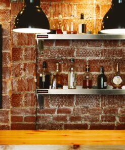 DuraSteel Stainless Steel Wall Shelf - 60" Wide x 12" Deep Commercial Grade - NSF Certified - Industrial Appliance Equipment (Restaurant, Bar, Home, Kitchen, Laundry, Garage and Utility Room) 12" Deep x 60" Wide 12 91 TAb3PrqL