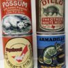 Gag Canned Meat Combo Pack: Creamed Possum, Armadillo, Dillo and Squirrel!