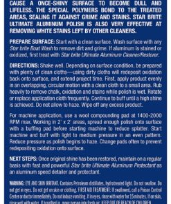 Alternative view of STAR BRITE Ultimate Aluminum Polish - Add a Deep Protective Shine, Remove Light Oxidation & Preserve Restored Finish - Marine Grade for Pontoons, Jon Boats & Canoes (087616) 16 oz.