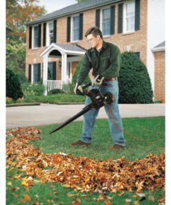 BLACK+DECKER 3-in-1 Electric Leaf Blower, Leaf Vacuum, Mulcher, 12-Amp (BV3100) 10 91 f3ZqoZDL