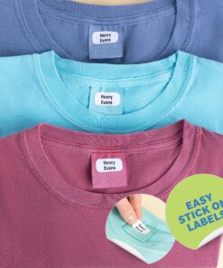 Alternative view of 120pcs Stick on Name Labels Personalized for Clothing, School Bags, Bottles & More - Laundry Safe Adhesive Precut 1”x0.5” Custom Tags for Nursing Home, Day Care & Outdoor Camp Activities 120