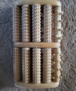 TheraFlow Foot Massager - Relaxation Gifts for Women, Mom, Runners, Men, Dad - Plantar Fasciitis Relief - Foot Roller for Foot Pain, Neuropathy, Heel Spur Pain, Stress Relief, Wooden Reflexology Tools Single Reflexology 27 91 iUAd3wL