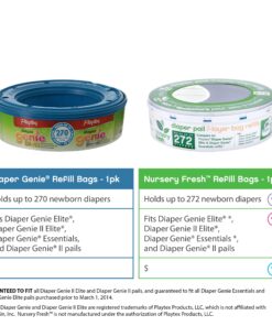 Alternative view of Munchkin 272 Nursery Fresh Diaper Pail Refill, 3.2 Ounce 1 Count (Pack of 1)