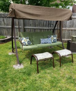 Greendale Home Fashions Rectangle Outdoor Accent Pillows, Indigo, Set of 2 31 91 s2MKkO4L