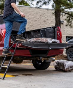 Traxion 5-100 Tailgate Ladder , Black 14.2" x 44" 39 91 vGfJt6yS