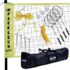 Park & Sun SportsPark & Sun Portable Indoor/Outdoor Badminton Net Standard Yellow/Black 16 91 x6s9Tv1L 3