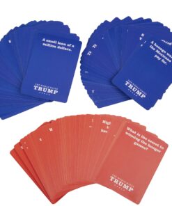 SCS Direct The World Hates Trump Card Game - Expansion One (80 Blue Answer Cards, 30 Red Question Cards) 10 9100p9dQML