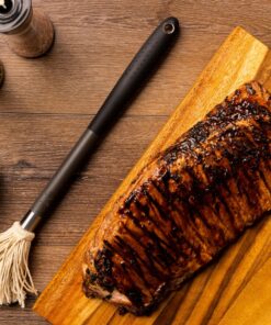 Alternative view of GRILLHOGS 18" Basting Mop - BBQ Mop Brushes for Sauce, Extra-Absorbent Double Head, Ergonomic Insulated Soft Grip Handle, Dishwasher Safe BBQ Grill Brush & Sauce Brush
