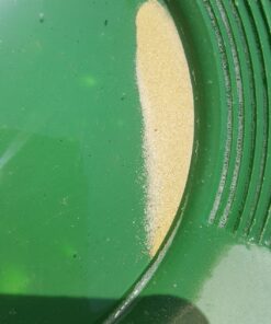 SE 14 Inch Gold Panning Pan - Dual Riffles for Easier Mining and Prospecting, Green 14" 24 910Aix41w6L