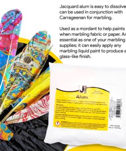 Jacquard Alum - Pretreat Fabrics and Paper Before Marbling - Use as Mordant 29 910CuYb5O4L