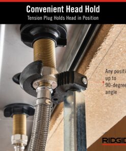 RIDGID 31175 Model 1017 Fold Over Basin Adjustable 10" To 17" Pipe Wrench, Silver, Made In The USA 3/8 - 1-1/4 20 910EoPuSq5L