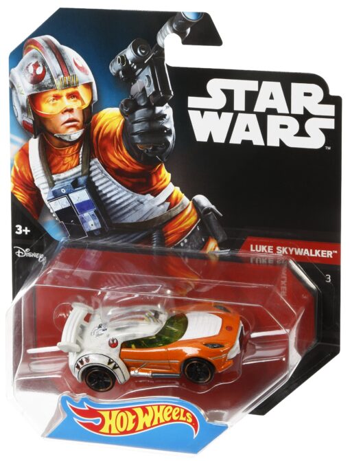 Hot Wheels Star Wars Luke Skywalker Character Car