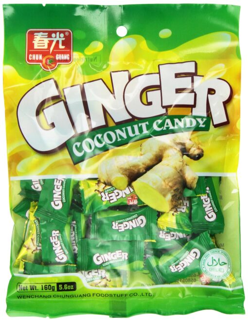 Chun Guang Ginger Coconut Candy, 5.6 Ounce 5.6 Ounce (Pack of 1)