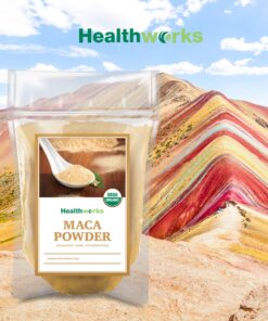 Healthworks Maca Powder Raw (32 Ounces / 2 Pounds) | Certified Organic Flour Use | Keto, Vegan & Non-GMO | Premium Peruvian Origin | Breakfast, Smoothies, Baking & Coffee 2 Pound (Pack of 1) 17 910dkB5ETHL