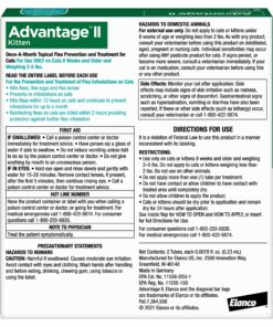 Alternative view of Advantage II Kitten Vet-Recommended Flea Treatment & Prevention | Cats 2-5 lbs. | 2-Month Supply