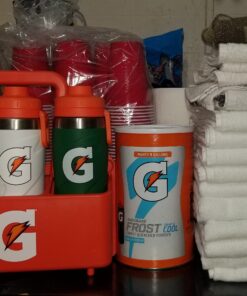 Gatorade 6ct Squeeze Bottle Carrier, Team Equipment, Bottle Caddy, Bottle Holder, Bottles Not Included, Orange 17 910iGolp4YL