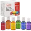 Food Coloring Liqua-Gel 6 PK (4.5 oz, 120mL) - 6 Color Rainbow Kit in .75 fl. oz. (20ml) Bottles - For Baking, Decorating, Fondant, Cooking, DIY Slime, Crafts and More 6 Bottle Rainbow Kit 5 910oFFMrQHL