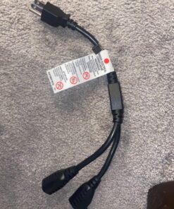 Cables Unlimited 2 Outlet Xtender Power Cord Splitter 10 910t8mMUIL