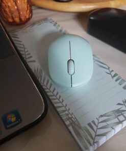 seenda Wireless Mouse, 2.4G Noiseless Mouse with USB Receiver - Portable Computer Mice for PC, Tablet, Laptop with Windows System - Mint Green A Mint Green 35 910wS69yGL