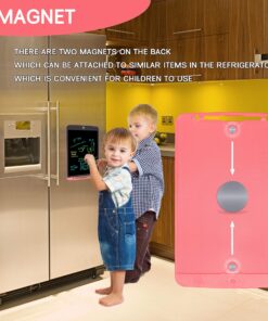 LCD Writing Tablet for Kids,12 Inch Colorful Educational Drawing Tablet, Erasable Reusable Electronic Writing Board, Toddler Doodle Board, Learning Toy Gift for Boys Girls Ages 3-8(Pink) Pink 12 16 910zBxo9qXL