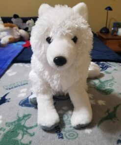 Wild Republic Arctic Fox Plush, Stuffed Animal, Plush Toy, Gifts for Kids, Cuddlekins 12 Inches 24 91139z1nRCL